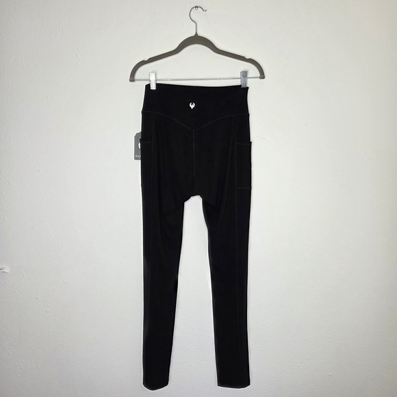 NAMARIE Sylvende Hemp yarn Classic High-Waist Black Non-Toxic Leggings M NWT - Picture 7 of 8
